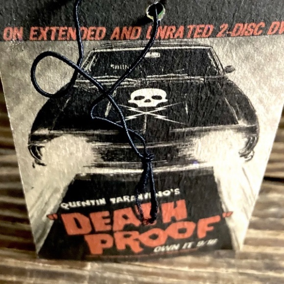 RARE PROMO 2007 Quentin Tarantino "DEATH PROOF" Movie Promotional Hanging Card - Picture 3 of 11